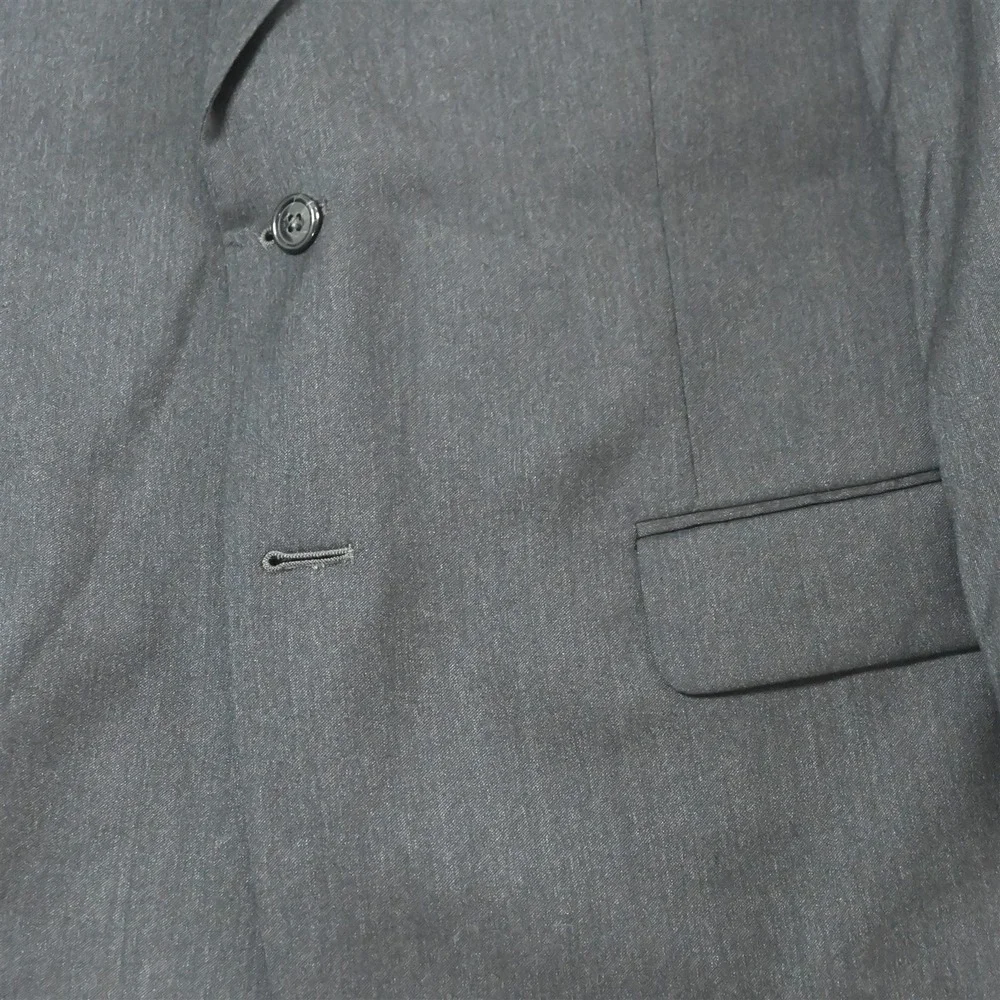 Jos A Bank 41R Gray 100% Wool Gordon Mens Blazer Suit Jacket Sport Coat‎